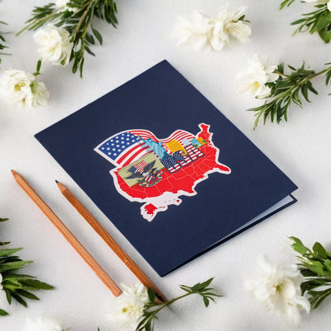 USA Pop Up Card
