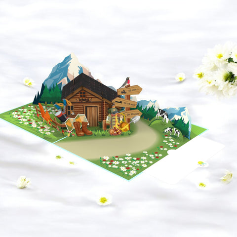Hiking Pop Up Card