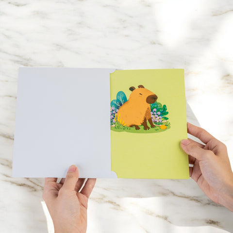 Capybara Pop Up Card