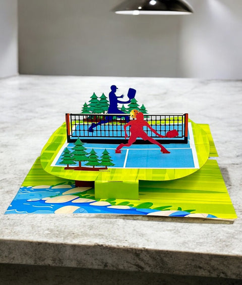 Pickleball Pop Up Card