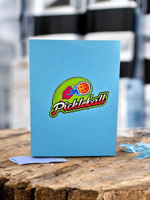 Pickleball Pop Up Card