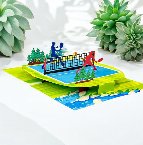 Pickleball Pop Up Card