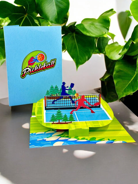 Pickleball Pop Up Card