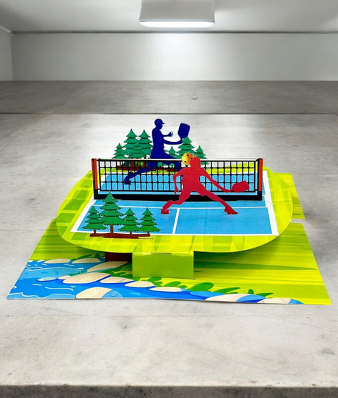 Pickleball Pop Up Card