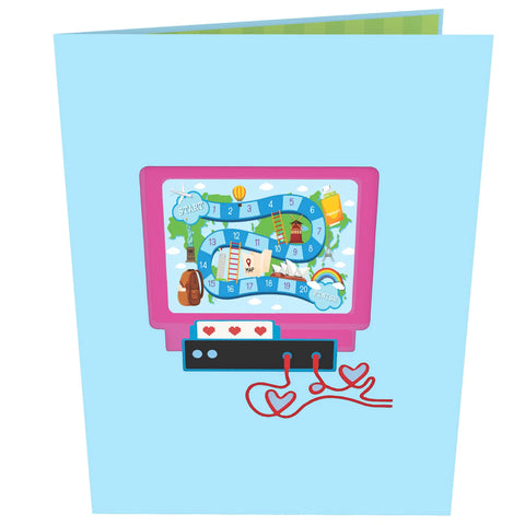 Gaming Pop-Up Card – Handmade 3D Greeting Card for Gamers & Game Lovers