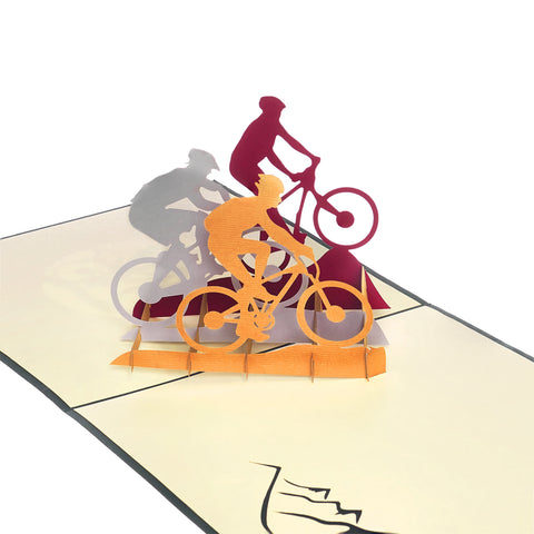 Mountain Bike Pop Up Card