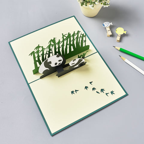 Panda Pop Up Card