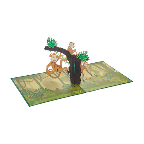 Monkey Pop Up Card
