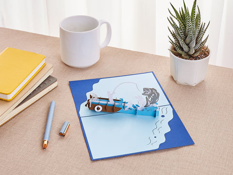 Fishing Pop Up Card