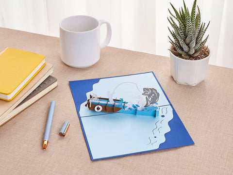 Fishing Pop Up Card