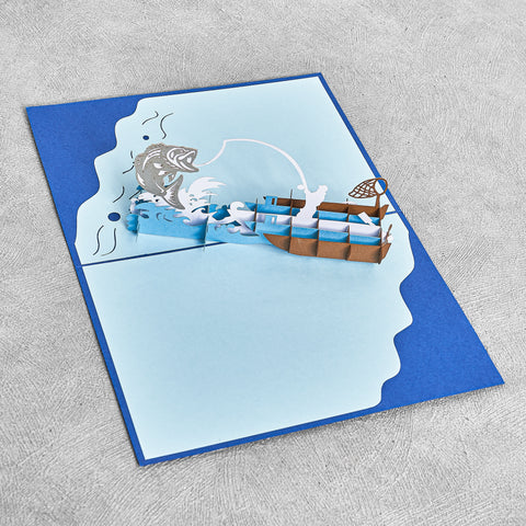 Fishing Pop Up Card