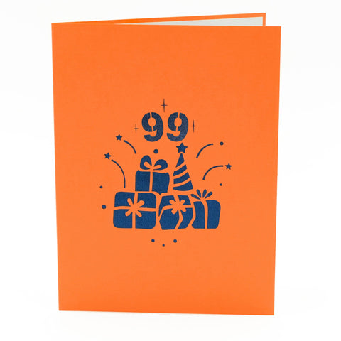 99th Birthday Pop Up Card