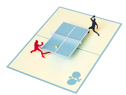 Ping Pong Pop Up Card