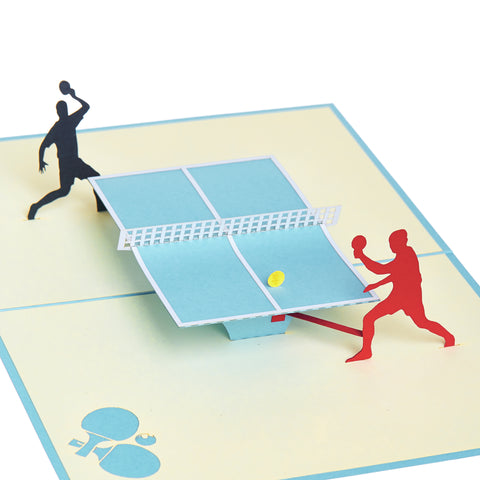 Ping Pong Pop Up Card