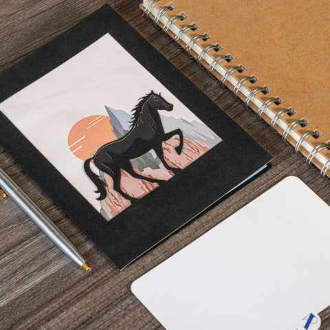 Wild Horse Pop Up Card