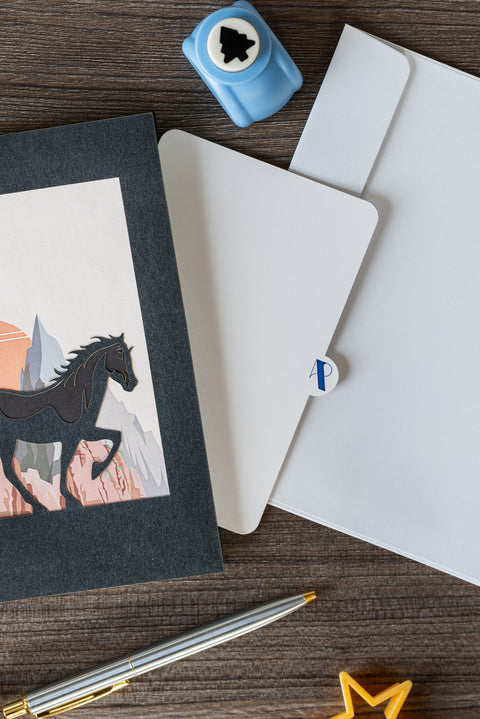 Wild Horse Pop Up Card