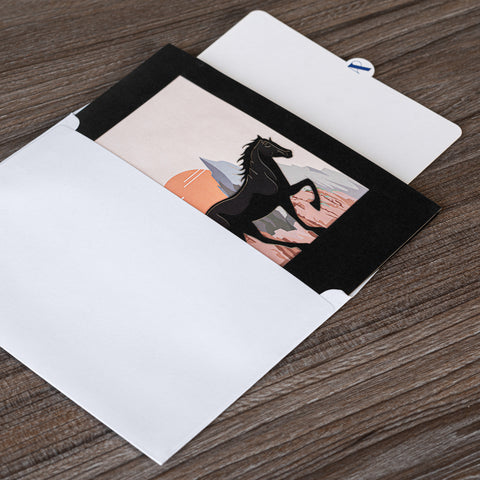 Wild Horse Pop Up Card