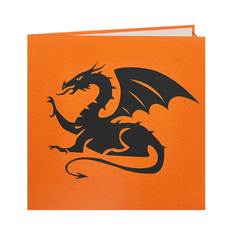 Fire Dragon Pop Up Card
