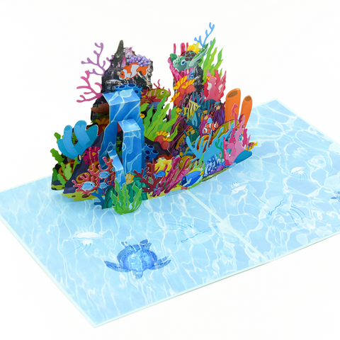 Aquarium Pop Up Card