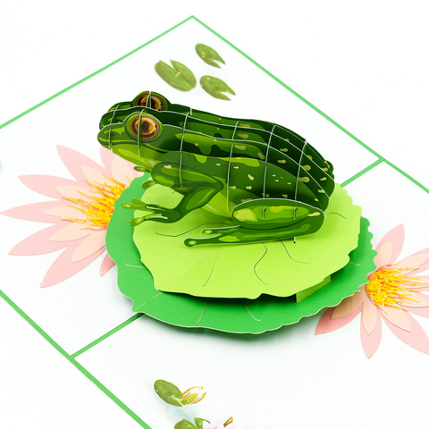 Frog Pop Up Card