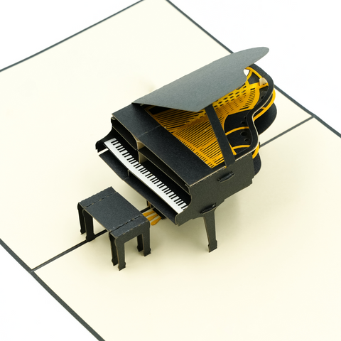 Grand Piano Pop Up Card