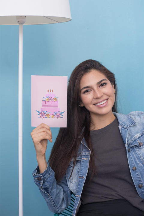Birthday Cake Pop Up Card