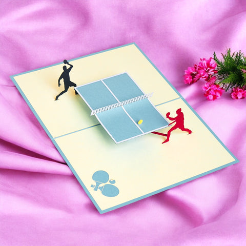 Ping Pong Pop Up Card