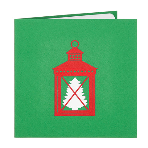 Christmas Lantern Pop Up Card (10 pack)