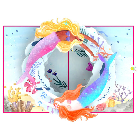 Mermaid Pop Up Card