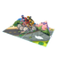 Cyclist Pop Up Card, Cyclist Birthday Card