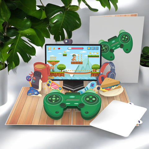 Gaming Pop Up Card