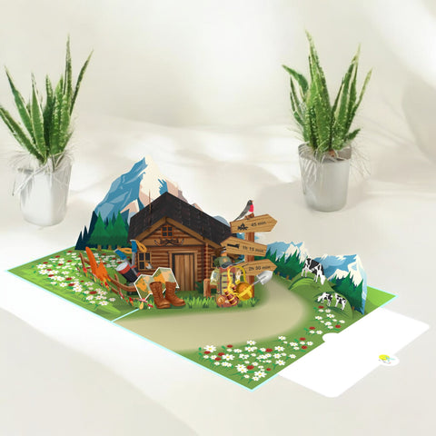 Hiking Pop Up Card