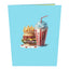 Burger Pop Up Card