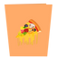 Pizza Pop Up Card, Pizza Lover Gift, 3D Greeting Card for Foodies, Funny Birthday Card