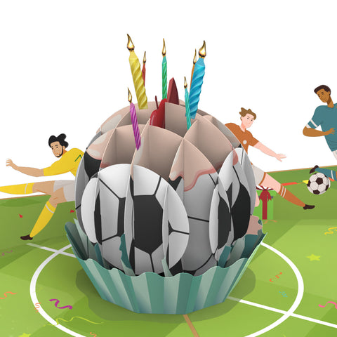 Soccer Birthday Pop Up Card