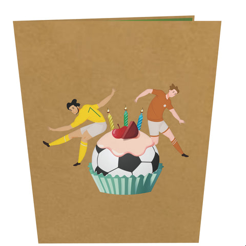 Soccer Birthday Pop Up Card