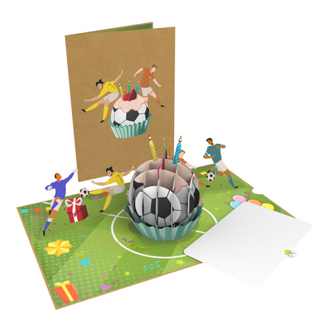 Soccer Birthday Pop Up Card