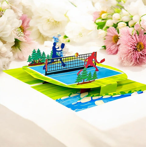 Pickleball Pop Up Card