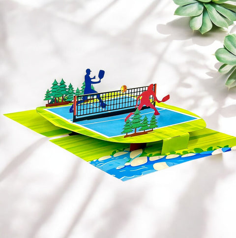 Pickleball Pop Up Card