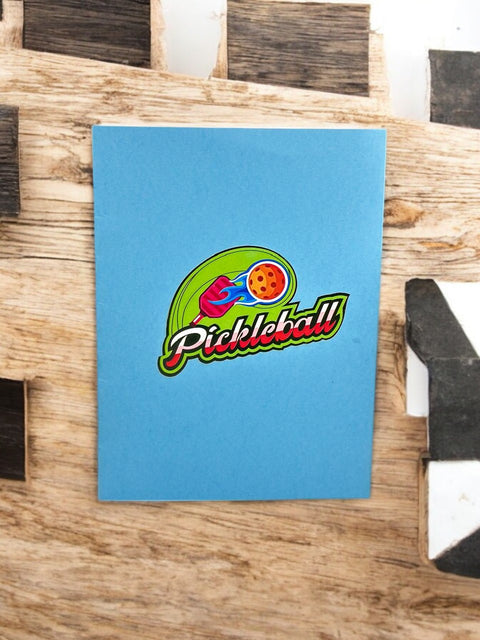 Pickleball Pop Up Card