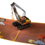 Excavator Birthday Pop Up Card
