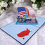USA Pop Up Card