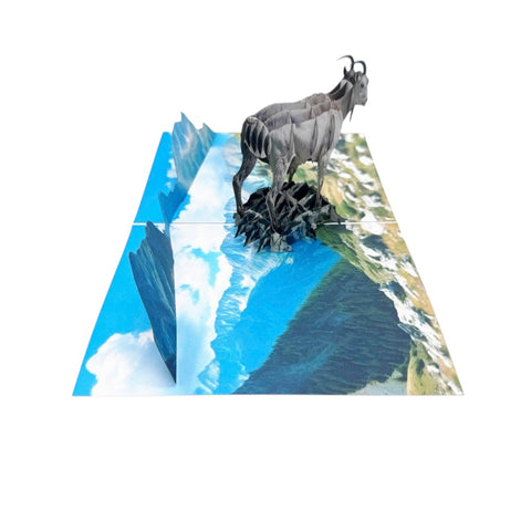 Mountain Goat Pop Up Card