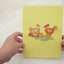Chicken Family Pop Up Card