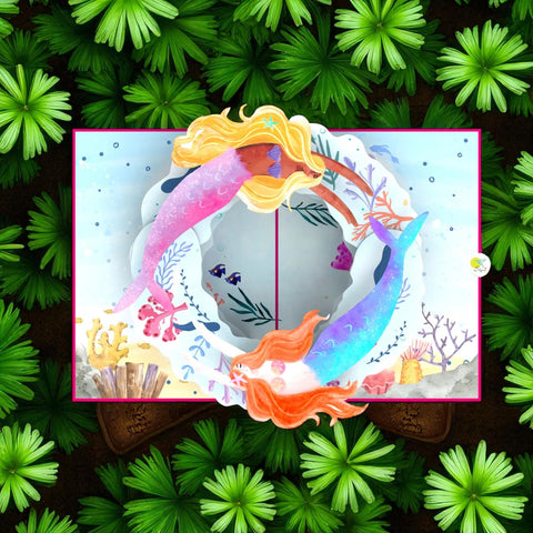 Mermaid Pop Up Card