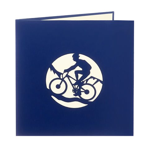 Mountain Bike Pop Up Card