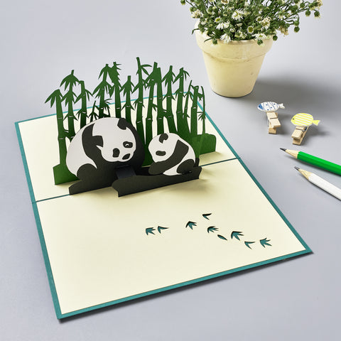 Panda Pop Up Card