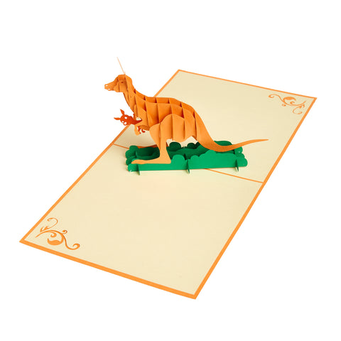 Kangaroo Pop Up Card