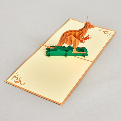 Kangaroo Pop Up Card