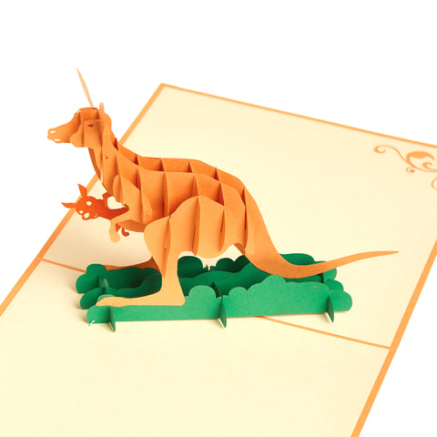 Kangaroo Pop Up Card